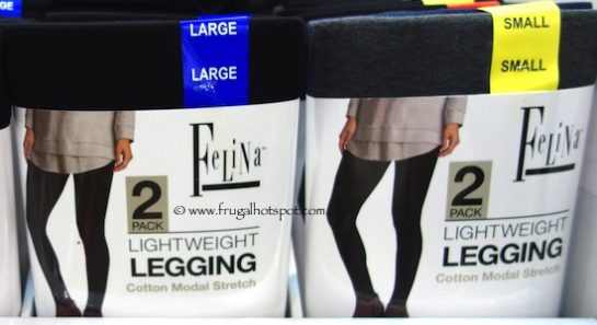 Felina Cotton Modal Leggings - Cotton Leggings for Women (2-Pack