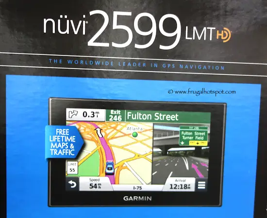 Garmin Nuvi 2599LMT-HD 5" Touch LCD Portable GPS Costco