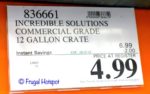 Incredible Solutions Commercial Crate 12-Gallon Costco Sale Price