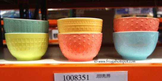 Jardin Porcelain Bowls Set of 6 - Gourmet Basics by Mikasa Costco