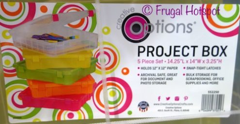 Creative Options Project Box 5-Piece Set at Costco