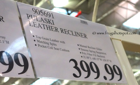 Pulaski Leather Glider Recliner Costco Price