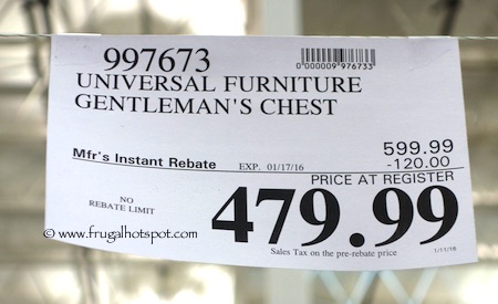 Universal Furniture Broadmoore Gentleman's Chest Costco Price