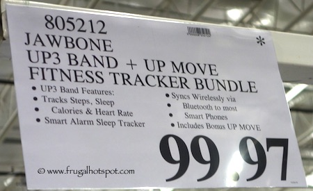 Jawbone UP3 Band + UP Move Fitness Tracker Bundle Costco Price