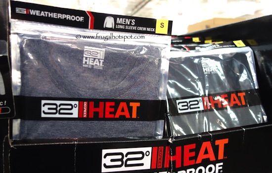 Weatherproof 32 Degrees Heat Men's Long Sleeve Crew Neck Thermal T-Shirt Costco