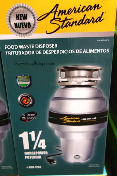 American Standard Food Waste Disposer at Costco