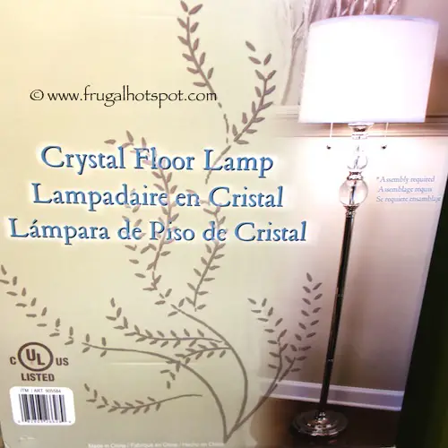 J. Hunt Home Crystal Floor Lamp Costco