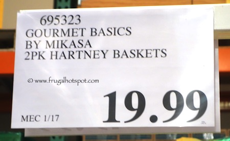 Gourmet Basics by Mikasa Hartney Stacking Baskets 2-Pk Costco Price