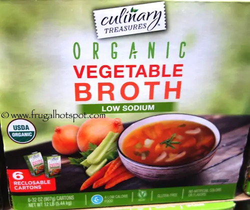 Culinary Treasures Organic Vegetable Broth Costco | Frugal Hotspot