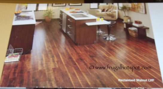 Reclaimed Walnut Luxury Vinyl Plank Floor Tile Costco