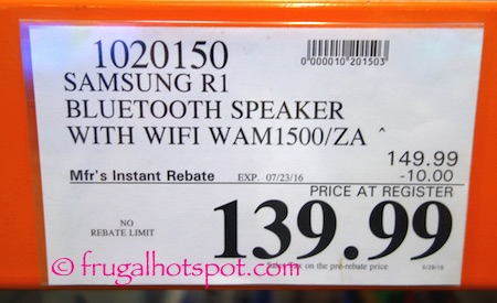 Samsung R1 Radiant 360 WiFi Speaker Costco Price | Frugal Hotspot