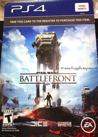 Star Wars Battlefront PS4 Video Game Costco