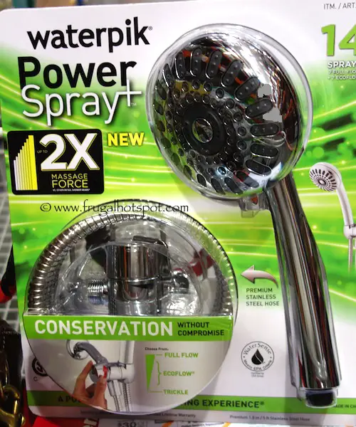 Waterpik Power Spray+ Shower Head Costco