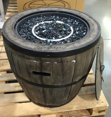 Global Outdoors 27” Wine Barrel Gas Fire Table Costco