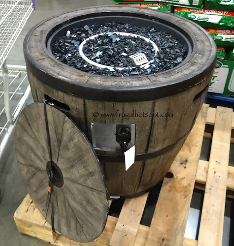 Global Outdoors 27” Wine Barrel Gas Fire Table Costco