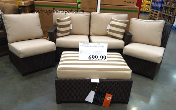 5-Piece Modular Woven Seating Group Costco