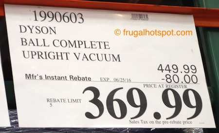 Dyson Ball Complete Upright Vacuum Costco Price | Frugal Hotspot