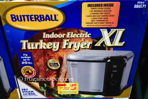 Butterball Indoor Electric Turkey Fryer XL Costco | Frugal Hotspot