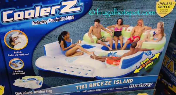 Bestway CoolerZ Tiki Breeze Floating Island Costco | Frugal Hotspot