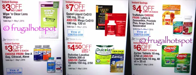 Costco Coupon Book: April 7, 2016 - May 1, 2016. Prices Listed. | Frugal Hotspot P. 14