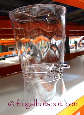 CreativeWare Acrylic Beverage Dispenser Costco | Frugal Hotspot