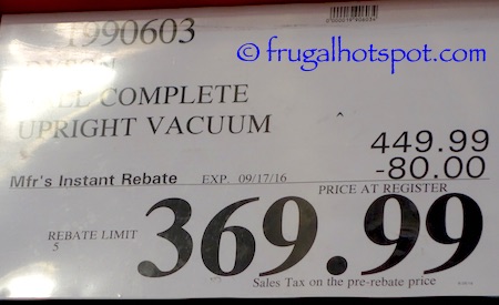 Dyson Ball Complete Upright Vacuum Costco Price | Frugal Hotspot