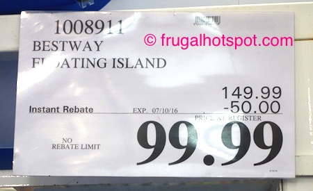 Bestway CoolerZ Tiki Breeze Floating Island Costco Price | Frugal Hotspot