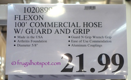 Flexon 100’ Flextreme Commercial Hose with Guard and Grip Costco Price | Frugal Hotspot