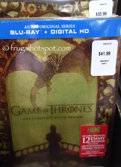 Game of Thrones Season 5 Costco | Frugal Hotspot