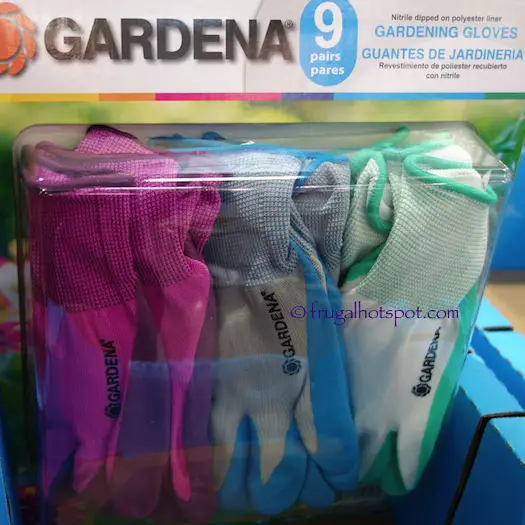Gardena Gardening Gloves 9-Pairs Costco | Frugal Hotspot