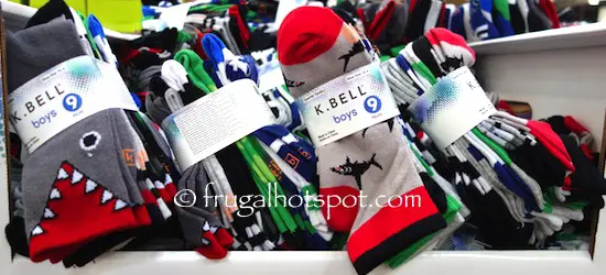 K. Bell Kid's Combed Cotton Socks 9-Pair Girls/Boys Costco| Frugal Hotspot