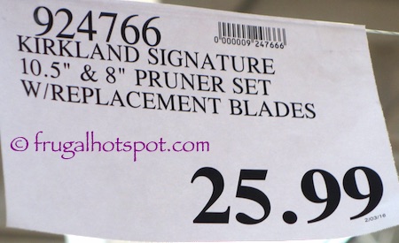 Kirkland Signature 10.5” and 8” Pruner Set Costco Pruning | Frugal Hotspot