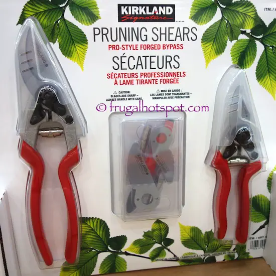 Kirkland Signature 10.5” and 8” Pruner Set Costco | Frugal Hotspot