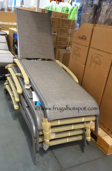 Kirkland Signature Commercial Sling Chaise Lounge Costco | Frugal Hotspot