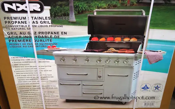 NXR 7-Burner Premium Stainless Steel Propane Gas Grill Costco | Frugal Hotspot