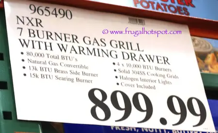 NXR 7-Burner Premium Stainless Steel Propane Gas Grill Costco Price | Frugal Hotspot