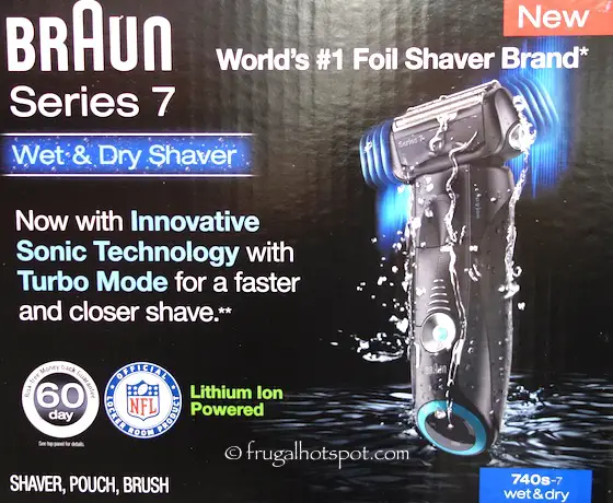 Braun Series 7 Wet & Dry Shaver (Model 740s-7) Costco | Frugal Hotspot