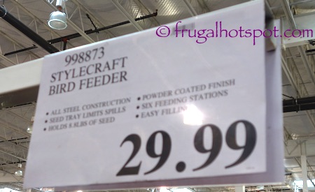 Stylecraft Bird Feeder Costco Price | Frugal Hotspot