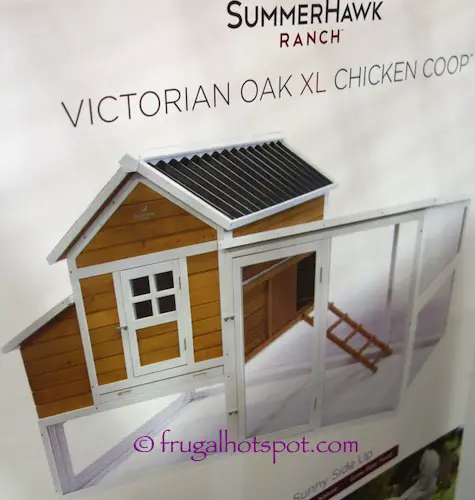 SummerHawk Ranch Victorian Oak XL Chicken Coop Costco | Frugal Hotspot