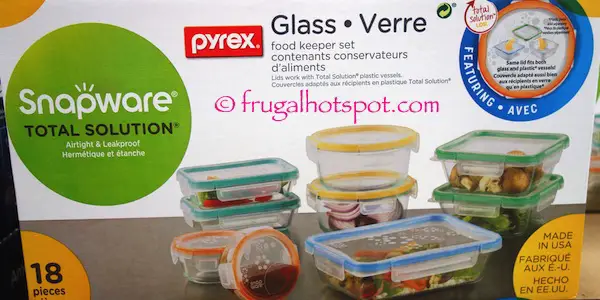 Costco Sale: Snapware Total Solution Pyrex Glass Food Storage 18-Piece Set