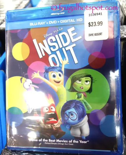 Disney Pixar Inside Out Blu-ray + DVD + Digital HD Costco | Frugal Hotspot
