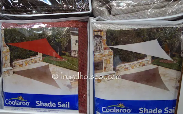 Coolaroo Shade Sail 13' Triangle Costco | Frugal Hotspot