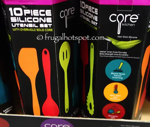 Core Kitchen 10-Pc Silicone Utensil Set Costco | Frugal Hotspot