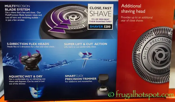 Norelco Shaver 5200 with Aquatec Costco | Frugal Hotspot