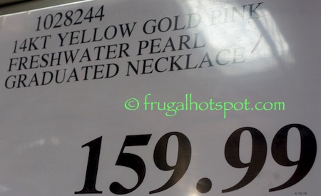 Pink Freshwater Pearl Necklace Costco Price| Frugal Hotspot