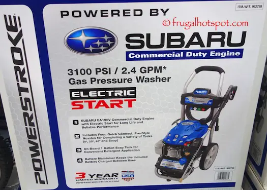 Powerstroke Gas Pressure Washer with Subaru Engine Costco | Frugal Hotspot