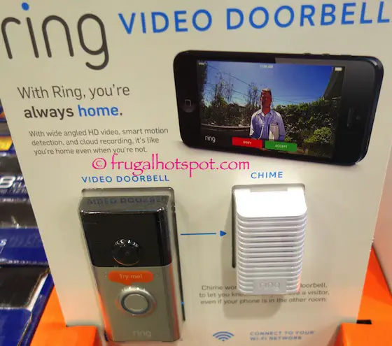 Ring Video Doorbell and Wireless Chime Costco | Frugal Hotspot