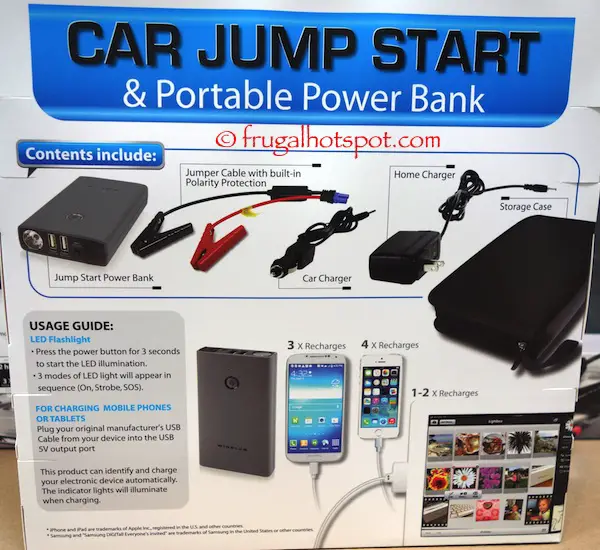 Winplus Car Jump Start and Portable Power Bank Costco | Frugal Hotspot