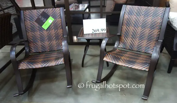 3-Piece Woven Rocker Set Costco | Frugal Hotspot