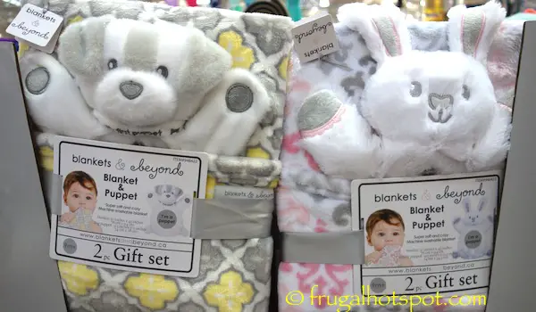 Lux Blankets & Beyond Blanket & Puppet 2-Piece Gift Set Costco | Frugal Hotspot